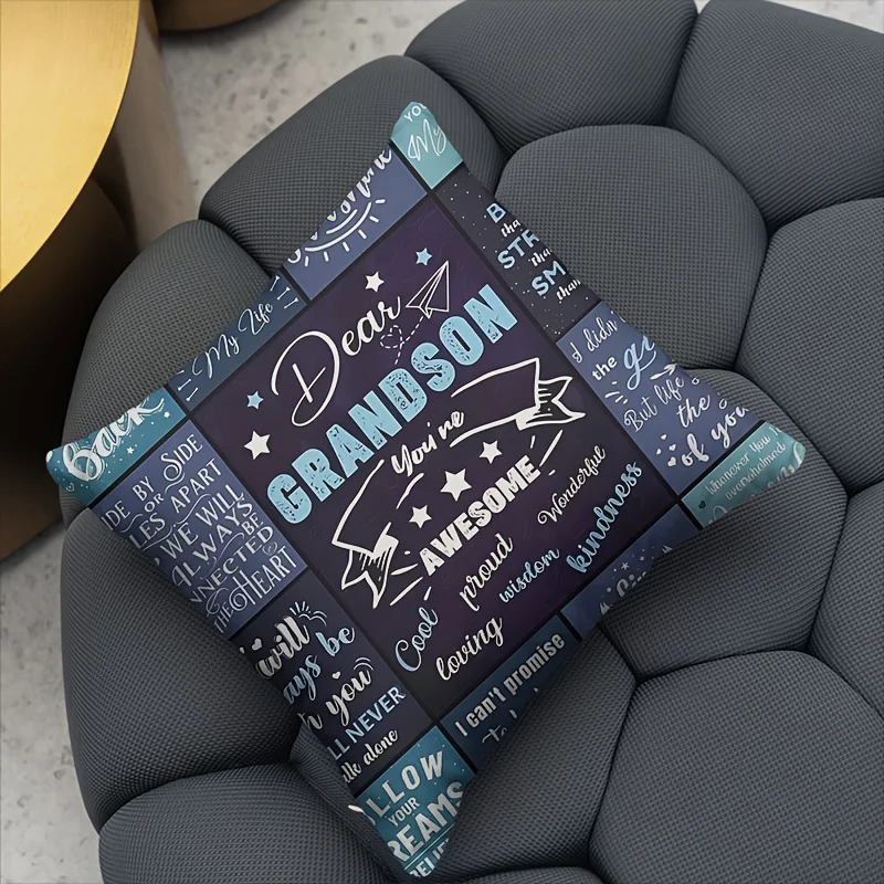 Vintage Polyester Pillowcase & Mattress Cover, Retro Home Decor for Bedroom Sofa, Architectural Collectible Accessories