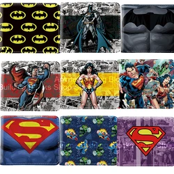 Anime Figures Superhero Coin Wallet Bat-man Super-man Printed Wonder Woman Wallet Bag Children Brithday Gifts