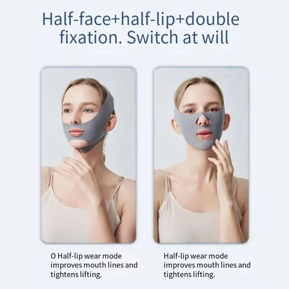 Nieuw verstelbaar gezicht beeldhouwen slaapmasker Elastisch ademend V-lijn vormgevend masker Afslankband Huidverzorging Chin Up Masker Vrouw