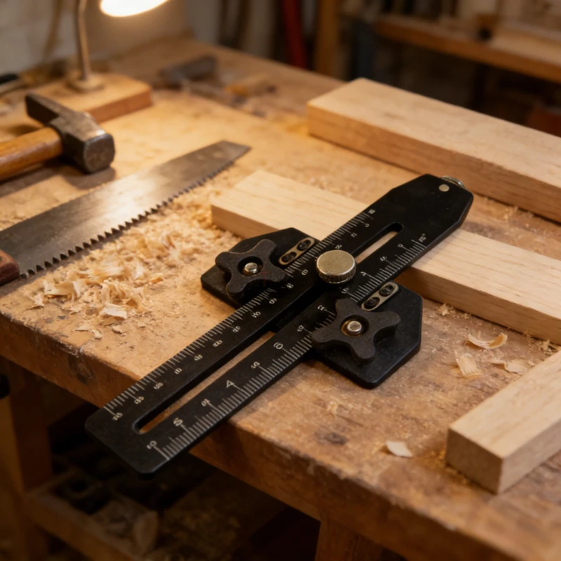 

Quick Drilling Locator Multifunctional Aluminum Alloy Cabinet Door Installation Tool Woodworking Punching Positioning Assistant