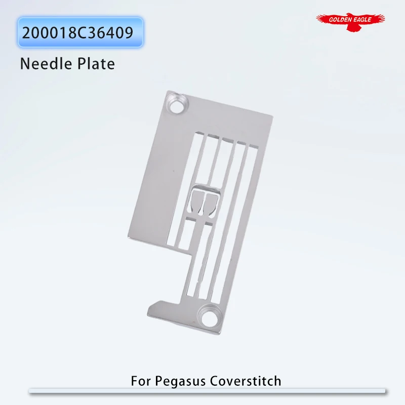 2Q0018C36409 Needle Plate Fit Pegasus W1600 / W3600 Left Type Covestitch Sewing Machine Parts Genuine Quality Throat Plate