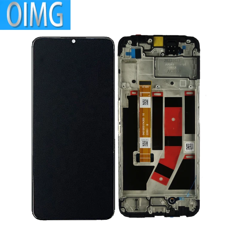 Écran LCD avec cadre pour OPPO A57 4G, modèles d\'écran tactile, pièces de rechange de Hébergements eur de panneau, original, 6.56 pouces, CPH2387