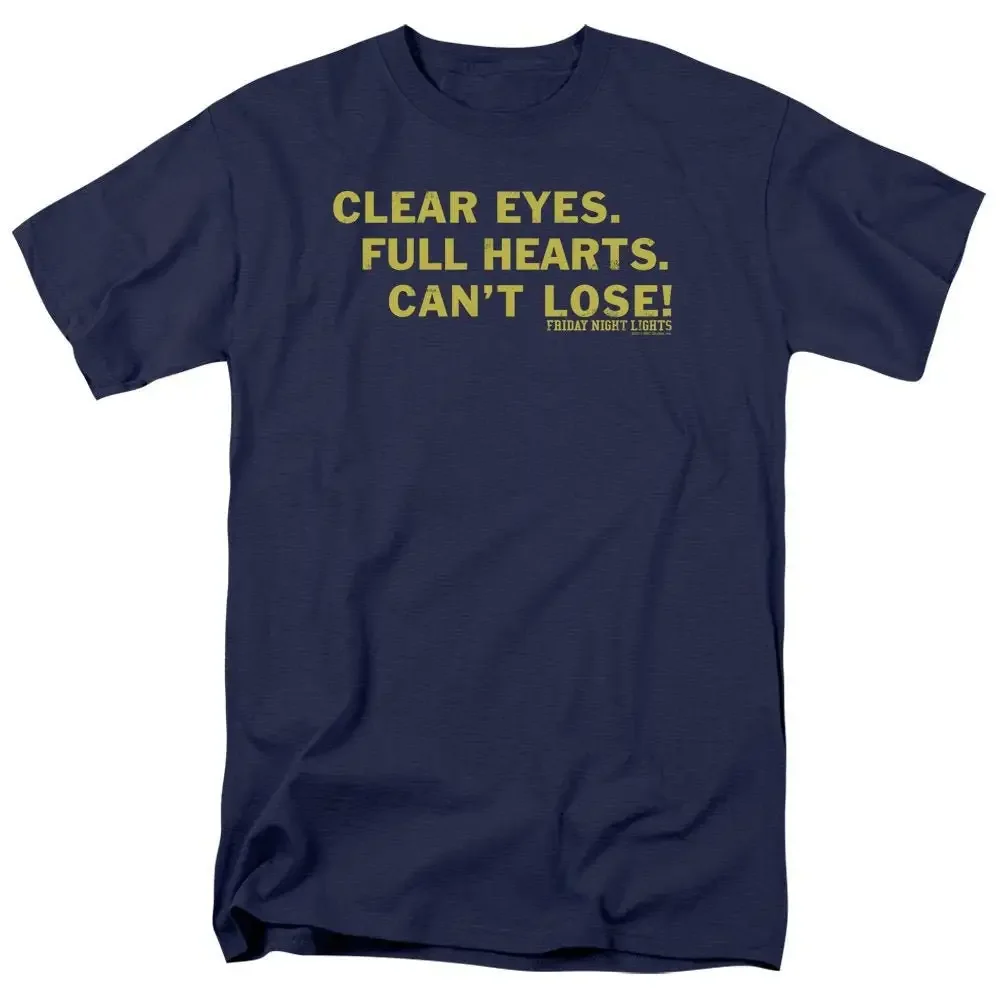 Friday Night Lights Clear Eyes Full Hearts Can t Lose Adult Navy Blue Shirt