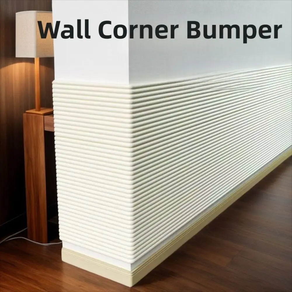 2m Desk Edge Guard Strip Safety Self Adhesive Anti Collision Cushion Thickend Soft Wall Corner Protector