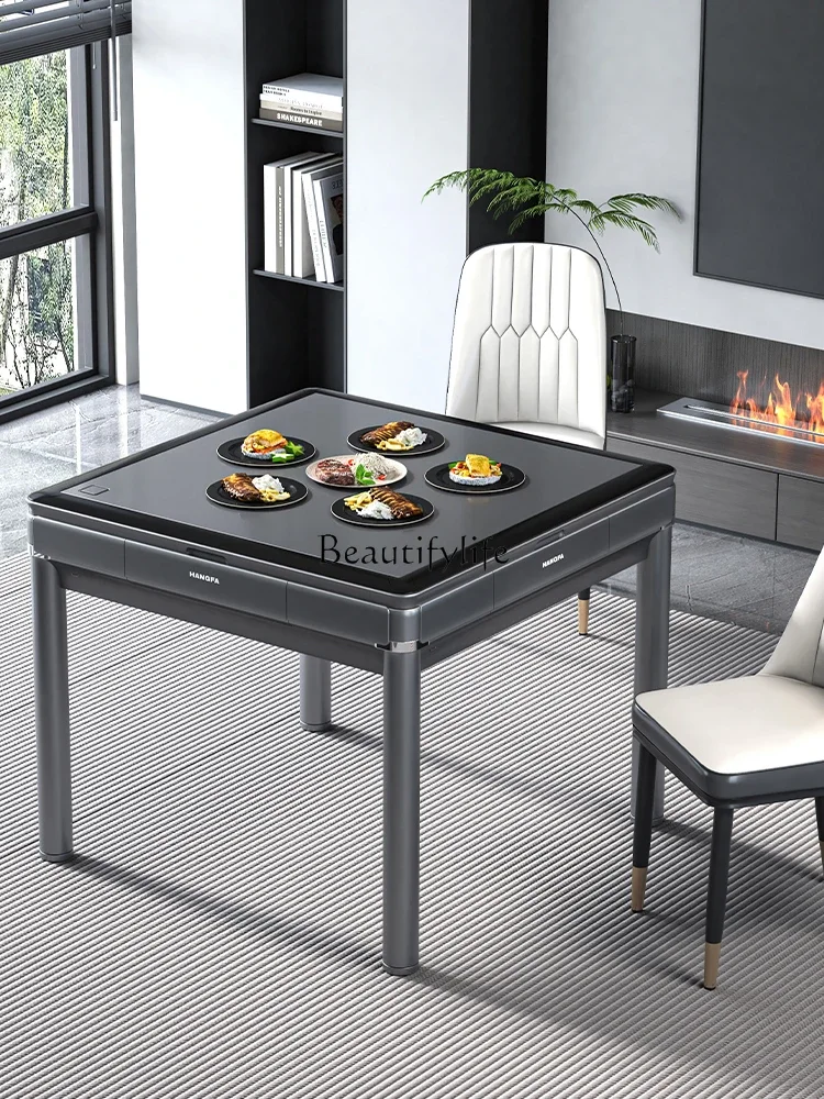 

Mahjong machine, automatic dining table, integrated dual-purpose four-port machine, bass intelligent electric roller coaster