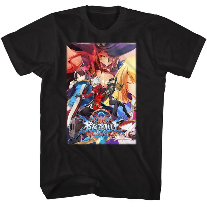 Мужская футболка для геймеров BlazBlue Arc System, видеоигры Centralfiction Fighters Left
