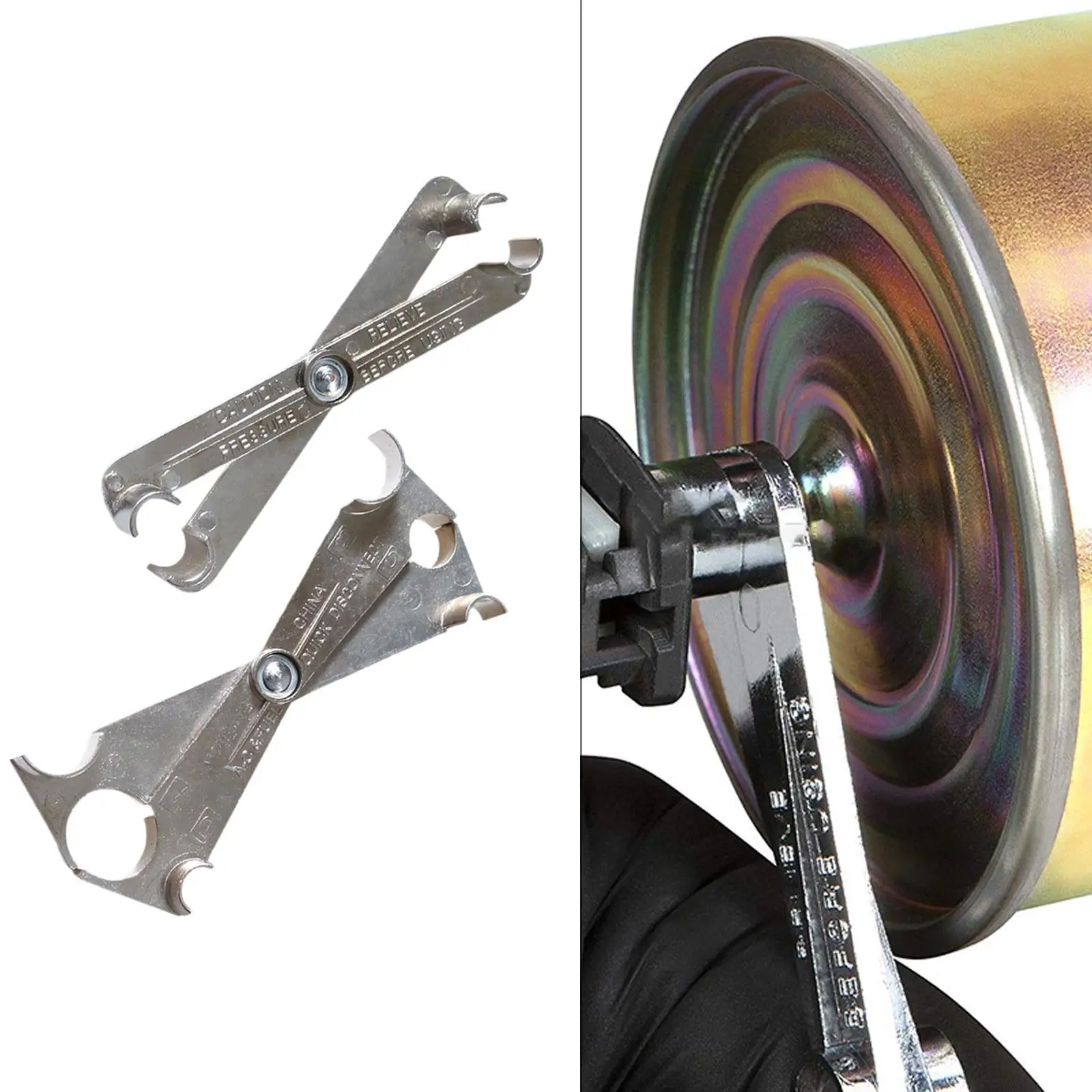 

2Pcs Scissor Fuel Line Disconnect Tool Accessory Strong Grip