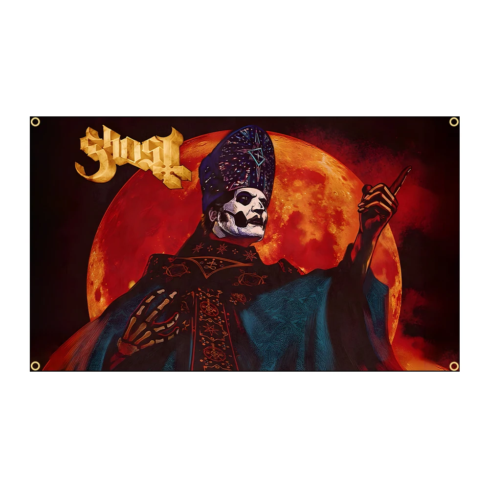 QLflag 3X5Fts Ghost Singer Music Band flags