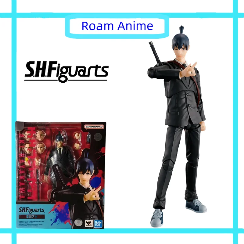 

Original Bandai Anime CHALNSAW MAN S.H.F Aki Hayakawa Action Figures Toys For Kids Gift Collectible Model Ornaments Model Toy