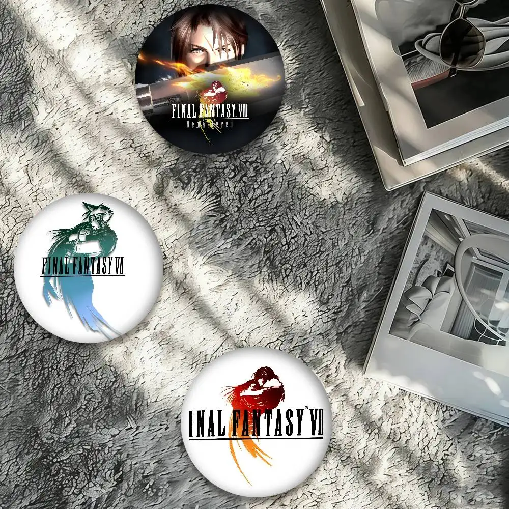 Animals Funny Brooches Badge Backpack Clothes Gift Accessory Vintage F-Final Game Fantasy VIII