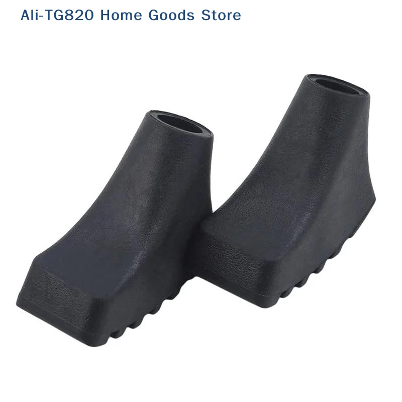 [TG820]10Pcs Rubber Pads Buffer Replacement Tips Nordic Walking Trekking Pole Tip Protectors For Hiking Stick
