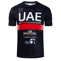 Black UAE Team Cycling Jersey Men Women Quick Dry Bike Tshirt Ropa Ciclismo MTB Bicycl Maillot Clothing