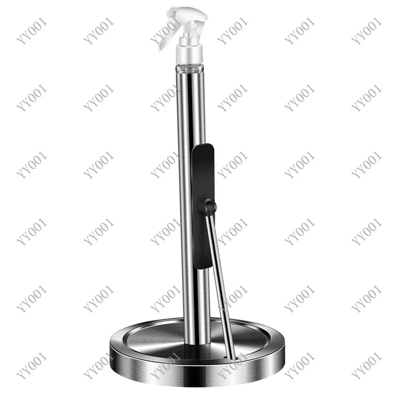 Stainless Steel Desktop Paper Towel Holder Punch Free Kitchen Roll Tissue Stand