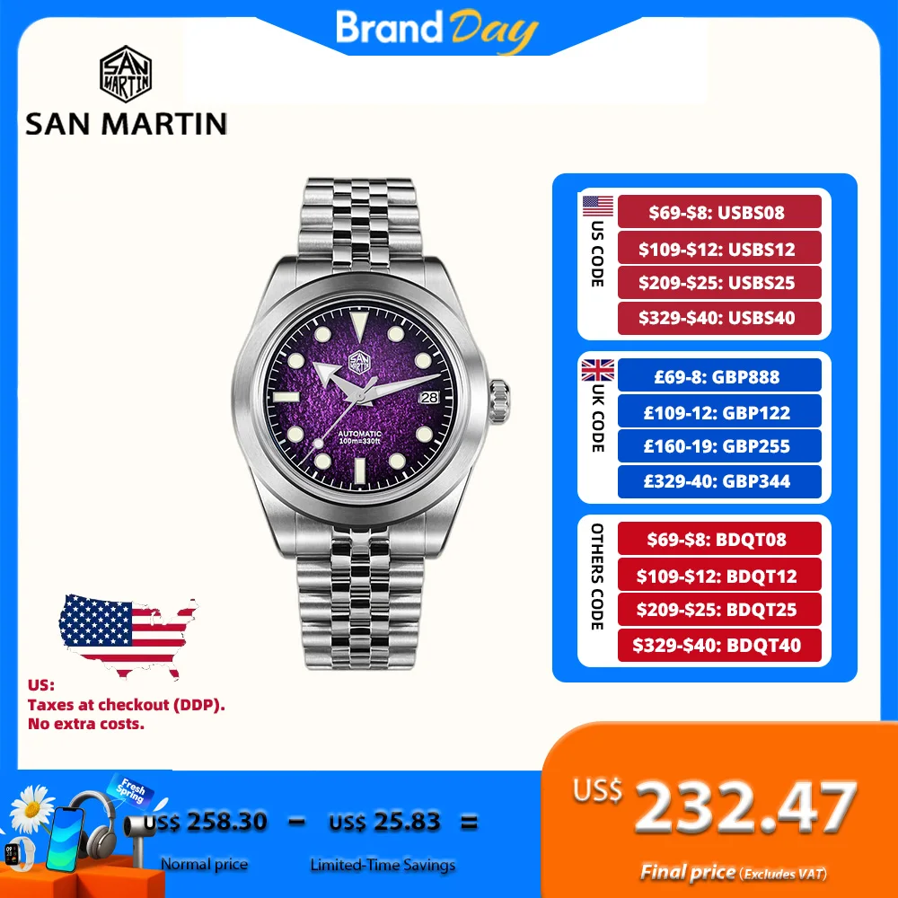 San Martin 39Mm Gra…