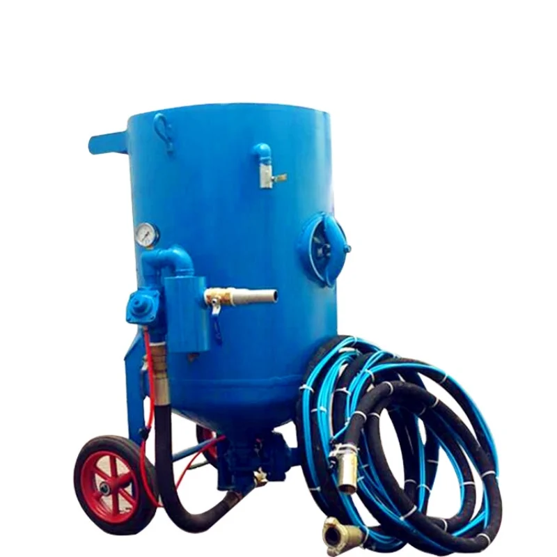 Sandblaster Wet Dry Dustless Automatic High Pressure Industrial Remove Rust Cleaning Ceramic Jet Metal Sand Blasting Machine