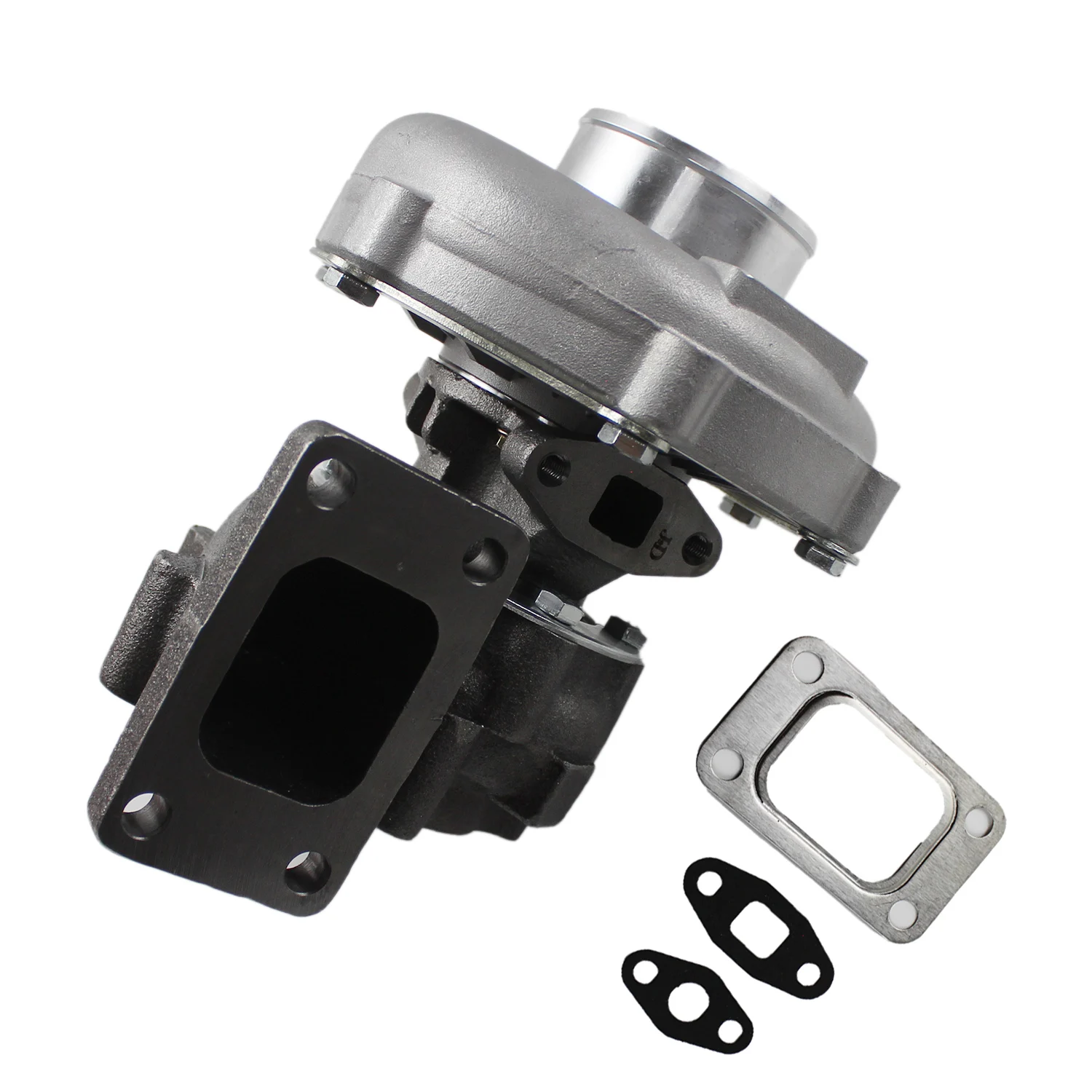 T3 T4 T04E .57 A/R Universal 5 Bolts Turbo Turbocharger 48.1 TRIM for 1.5L to 2.5L 400HP Any 4/6 Cylinder Engine BOOST STAGE III Charger