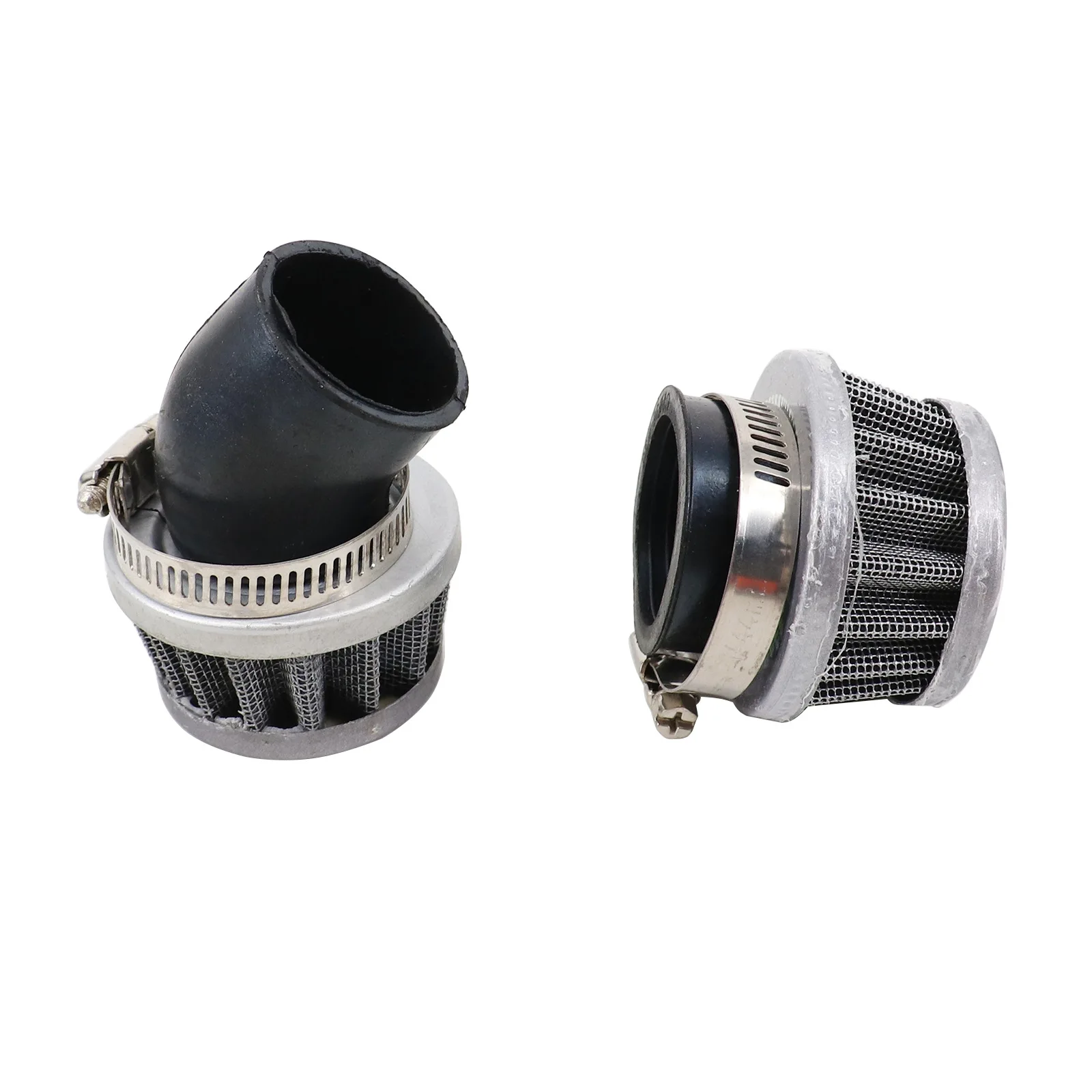 1Pc High Flow Straight Mouth Air Filter for Motorcycle ATV Scooter - Premium Engine Air Cleaner Accessory