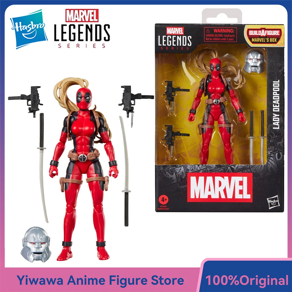 

Оригинальная новая фигурка Hasbro Marvel Legends Series Lady Deadpool, 15 см, отличная модель аниме-фигурки, игрушка