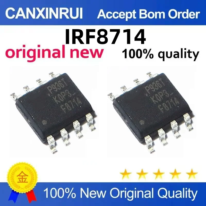 (10-300piezas)Brand new original IOR IRF8714 F8714 SOP-8, starting bid at one, buy it now option available.