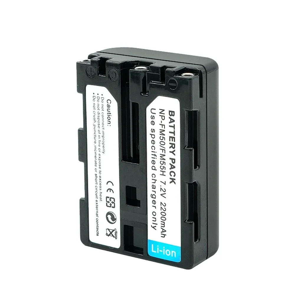 NP-FM50 NP FM55 Camera Battery 2200mah for Sony DCR-PC101 A100 Series DSLR-A100 MVC-CD200 FM55H FM30 FM51 NPFM50 Batteries