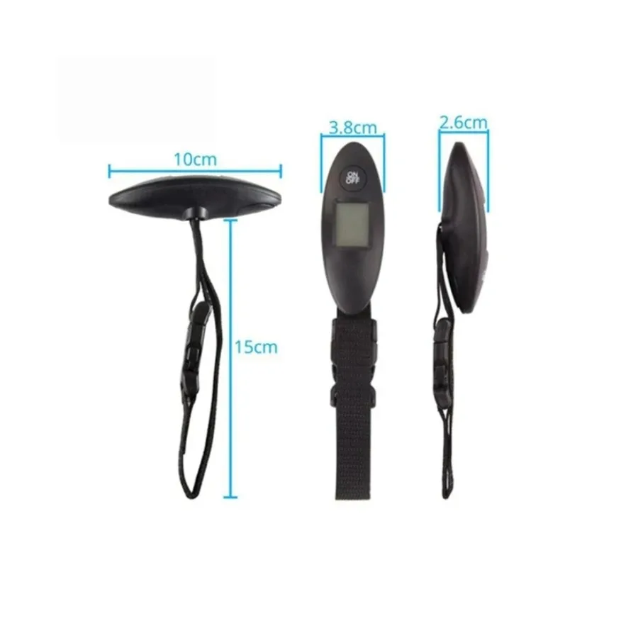 40kg/100g Portable Luggage Scale High Precision Travel Digital Hanging Scales With Webbing belt LCD Digital Electronic Luggage