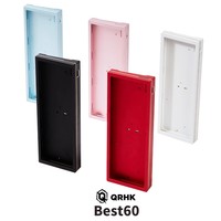 QRHK Mechanical Keyboard Case Tri-Mode Aluminium Top/Tray/Gasket Custom Hot-swap GH60 Magnetic Axis keyboard Shell PC Gamer Gift