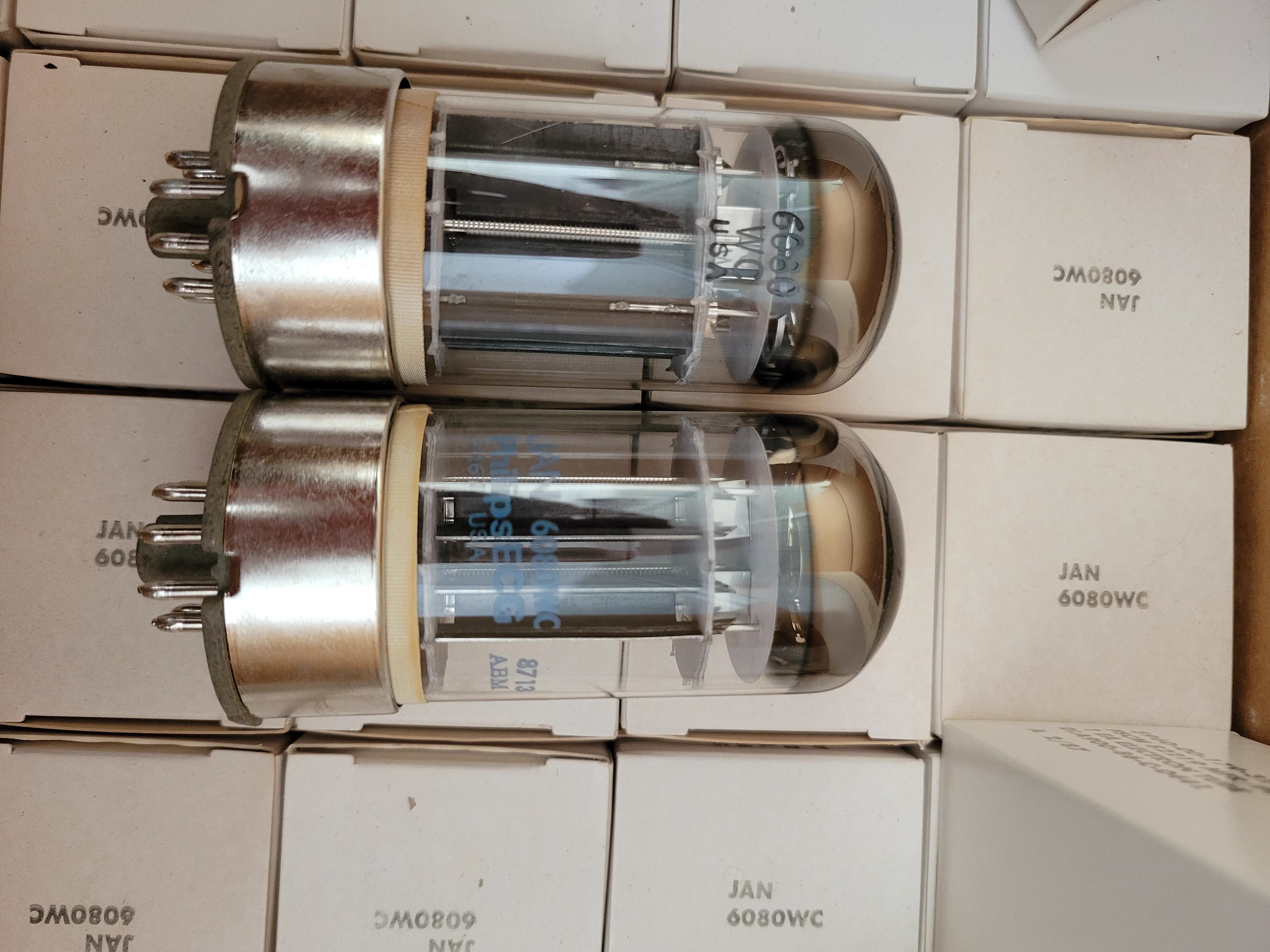 1 قطعة GHXAMP USA لـ Philips ECG JAN 6080WC قاعدة سيراميك أنبوبية مفرغة - بديل مباشر لـ 6AS7، 6N5P، 6N13P X #6