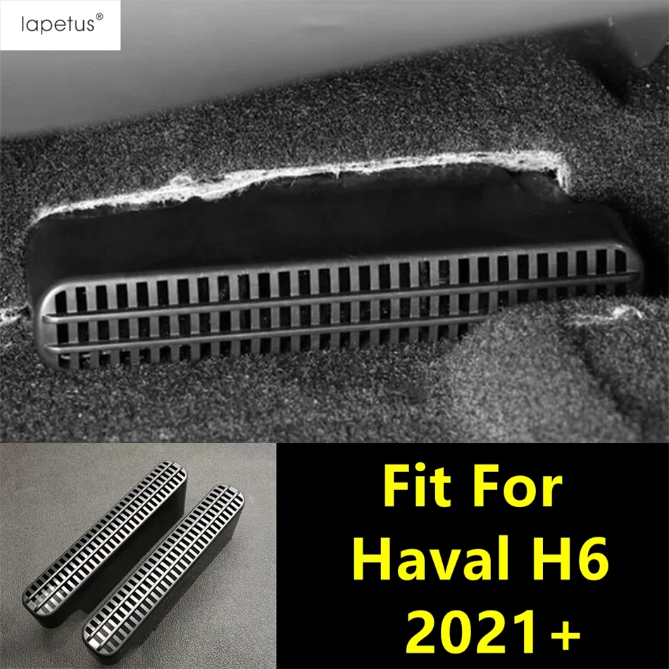 

Seat Under Floor Air Conditioning AC Vent Duct Outlet Grille Protection Dust Cover Accessories Interior For Haval H6 2021 - 2024