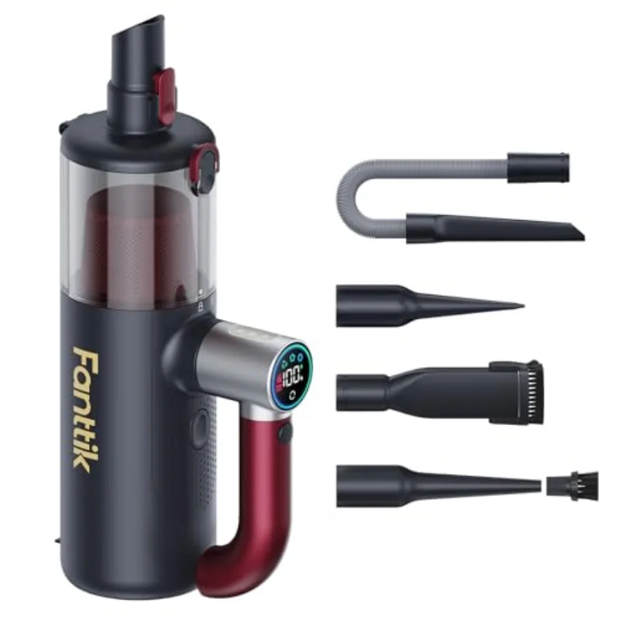 Cruise V11 APEX Handheld Vacuum Cordl, 4-in-1 Vacuum Cleaner with AxLoop 180° Rotatable Handle, 145W Brushl Motor, LED Touch Sc