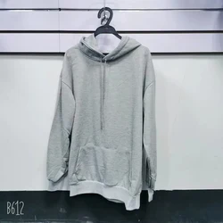 Women's Sweatshirts Printed Thickened Long-sleeved Loose High Elastic Letter Hoodie Pullover Hooded Shirts