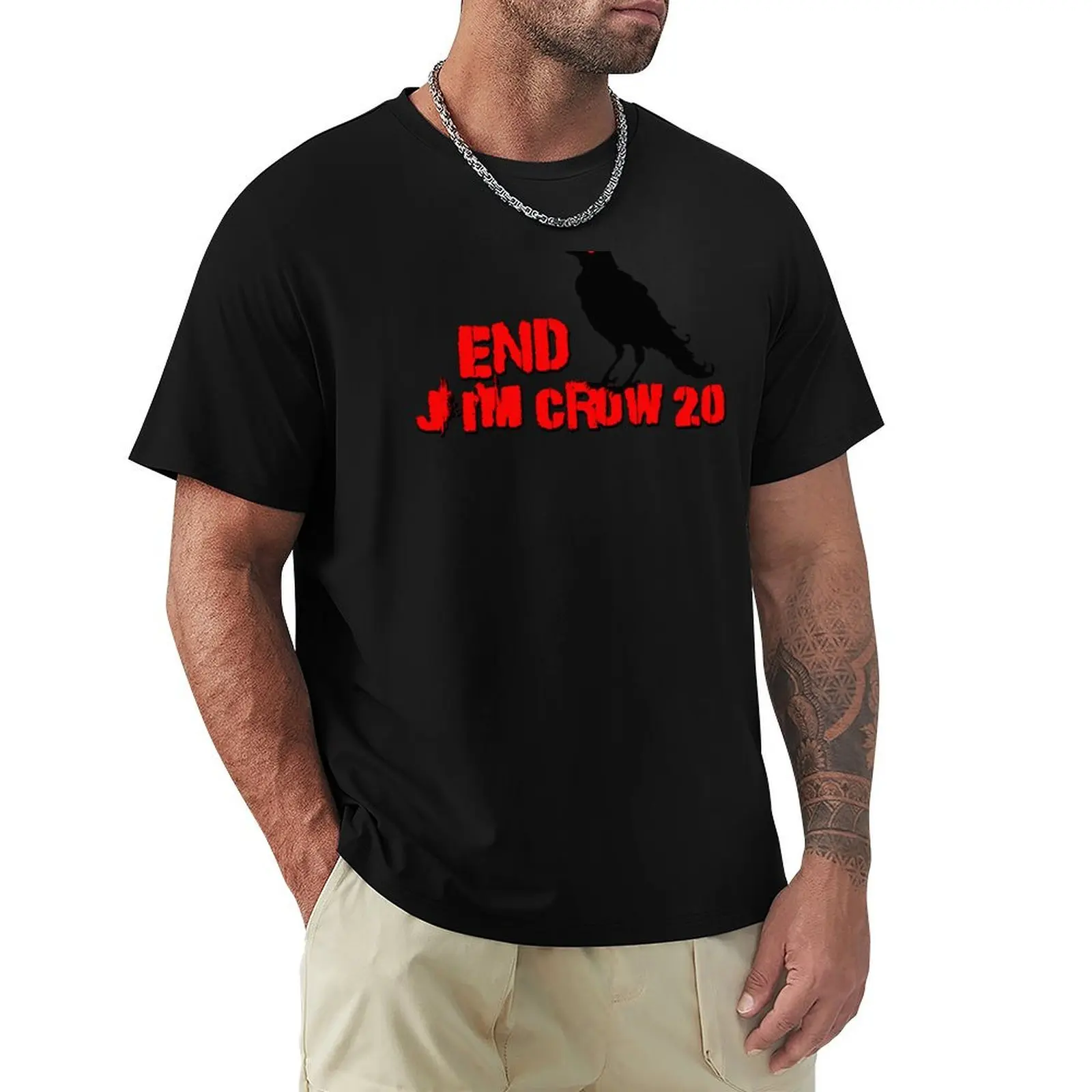 END Jim Crow 2.0 T-Shirt Summer Print Short Sleeve Tee