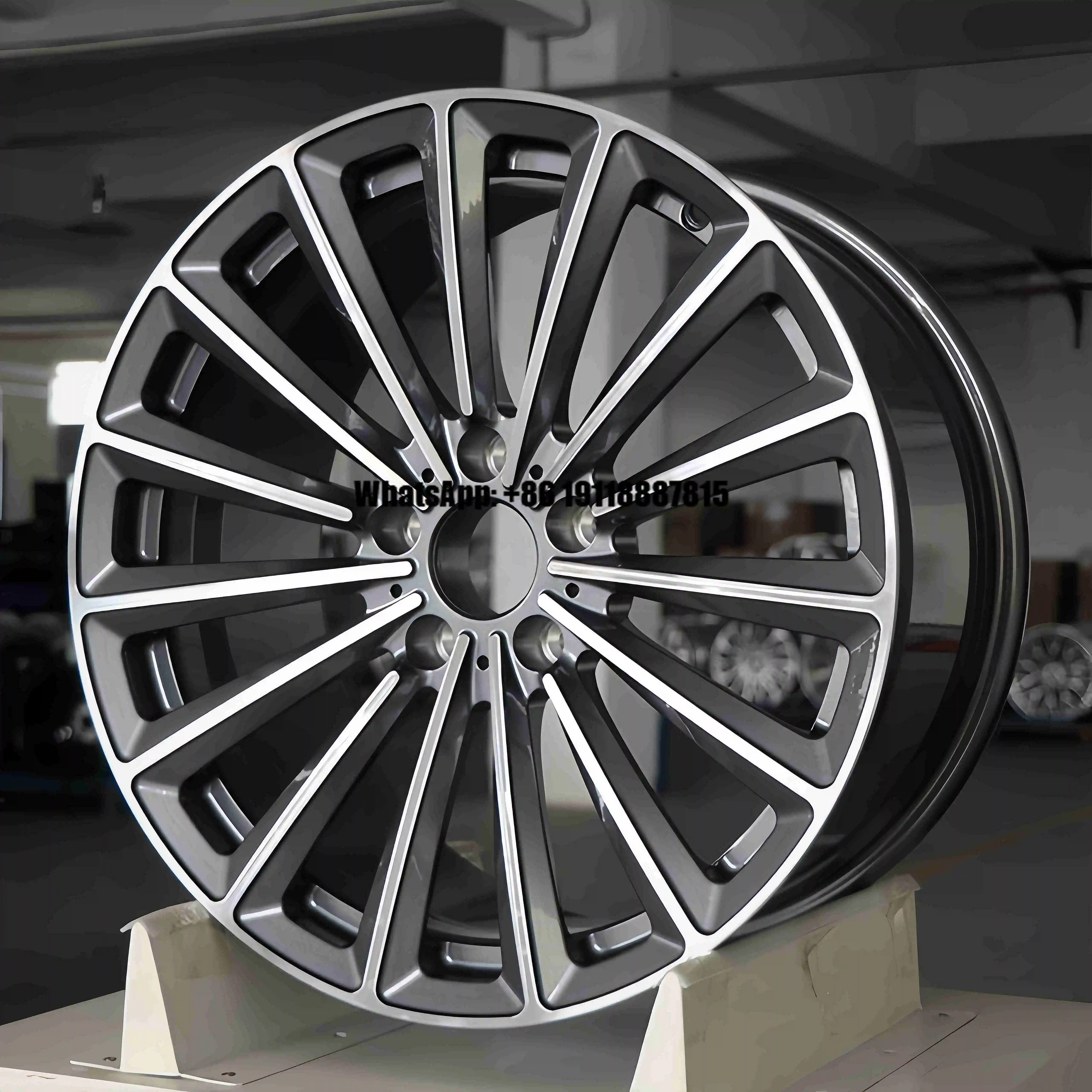 

For BMW F01 F02 F04 5 GT F07 KW Forged 5x112 5x120 in STOCK Wheels 18 19 Inch Rims Gunmetal Machine Face Alloy Car Wheels