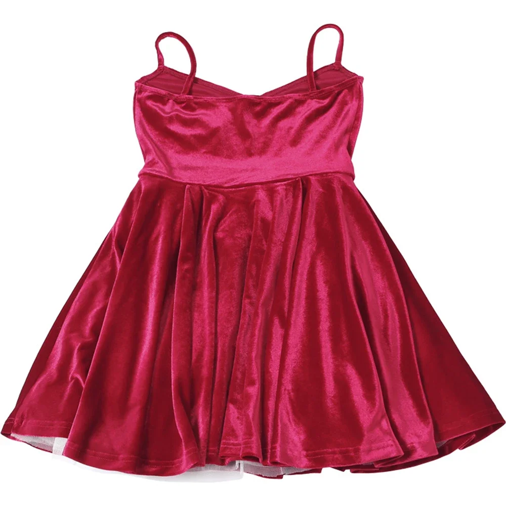 فستان Pop Velvet Burgundy قصير سهل الارتداء بدون ظهر عالي الخصر شبكي قصير أنيق عتيق