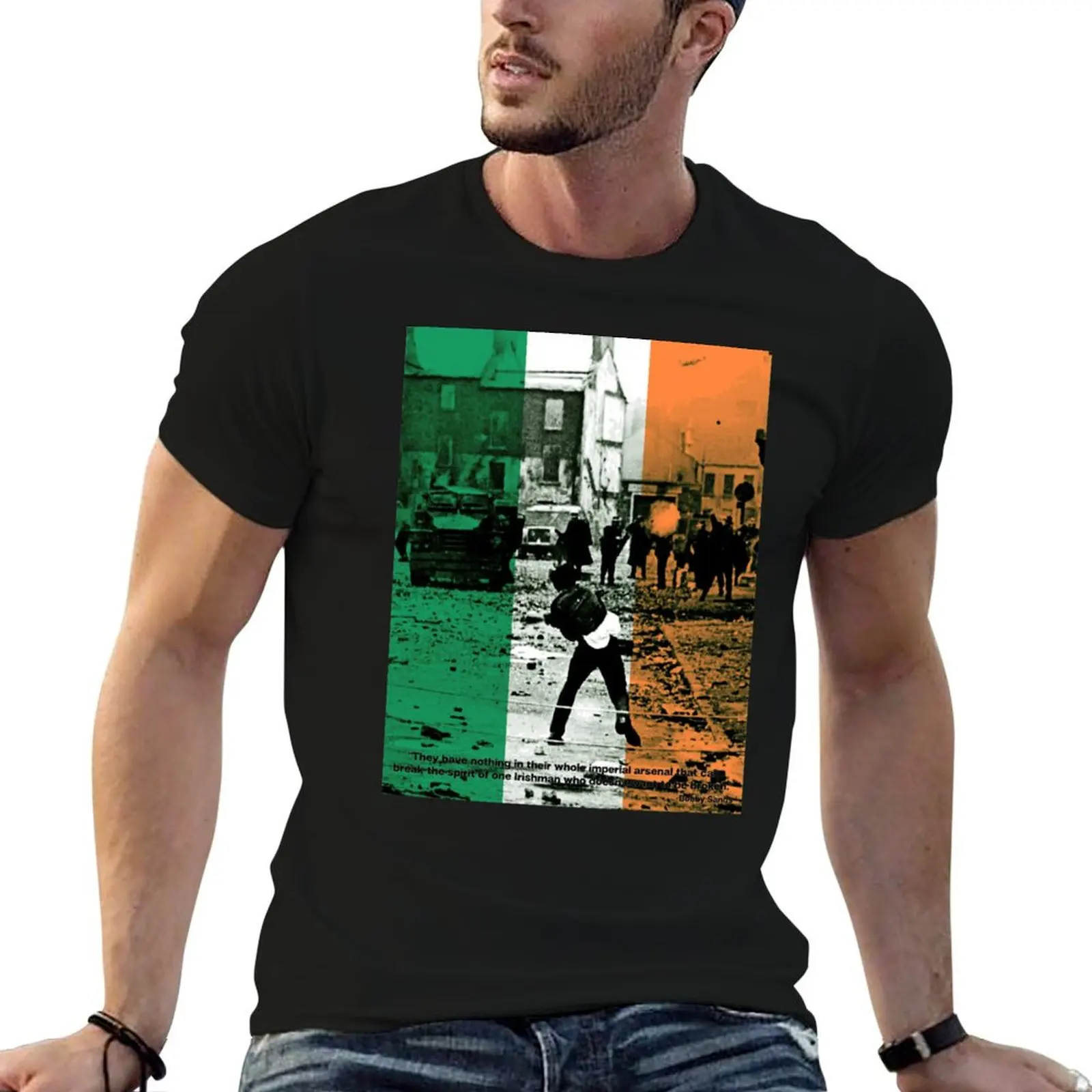

Bobby Sands - An Irishman who doesnt want to be broken. T-Shirt man t shirt luxury T-Shirt