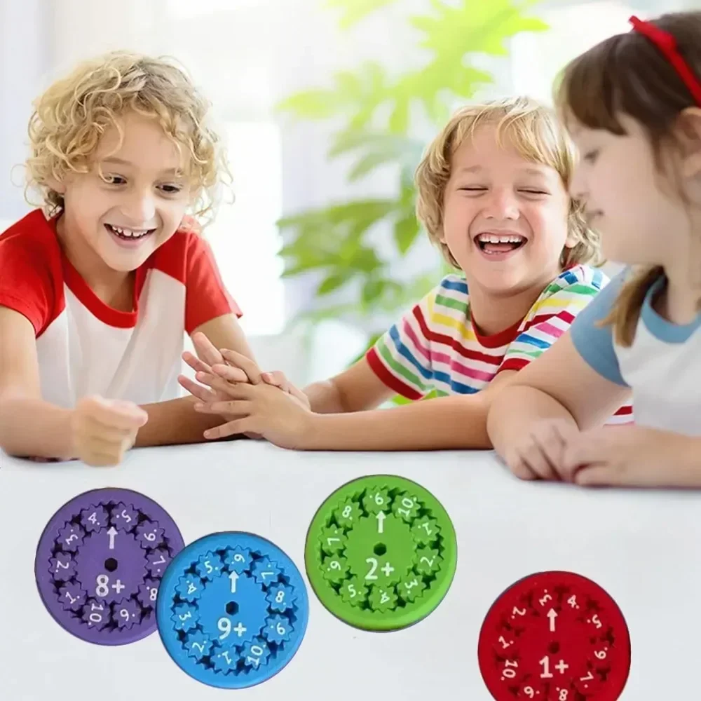 Math Fidget Spinners Add Subtract Multiply and Divide Math Operation Game for Home School Classroom Math Learning