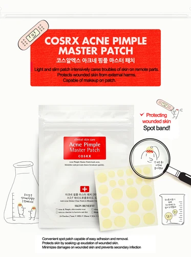 Imagen 2 del producto PATCH COSRX ACNE PIMPLE MASTER 24 parches (1 / 3 / 5 / 10 hojas)