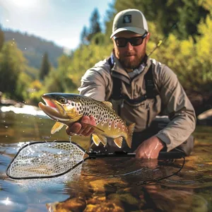 Yumuşak kauçuk örgülü, taşınabilir ve hafif saplı, alüminyumdan yapılmış bir ağ 6 Büyük satış balıkçılık net örgü büyük-numarası 4