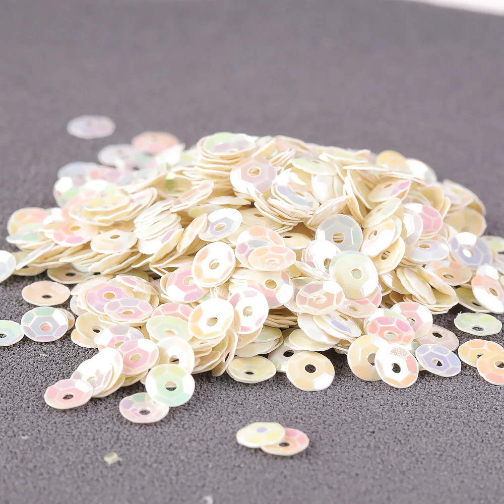

4g Austria LM Curved Pieces DIY Hand Sewn Clothing Accessories 4mm Concave Bead Pieces Jewelry Making Materials