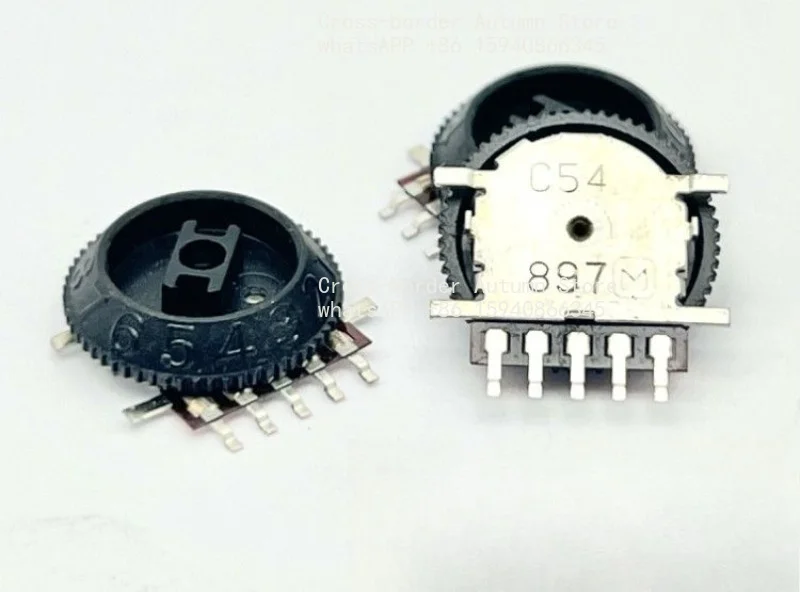 For  10PCS Y14*4 50K Dual Rotary Potentiometer With 0‑10 Scale for Audio Volume Control`