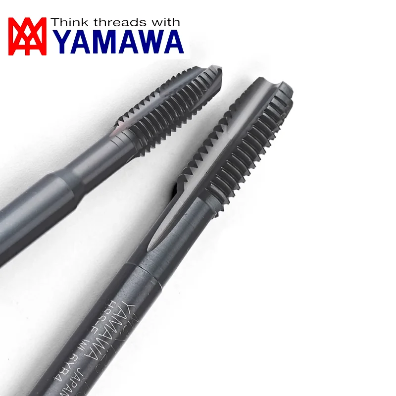 

Janpan YAMAWA HSS-E Spiral Pointed Tap UNC UNF 2-56 3-48 4-40 6-32 8-32 10-24 10-32 12-24 1/4 3/8 Machine Screw Thread Taps