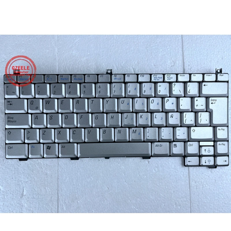 

LA SP NEW for Dell XPS M1210 PP11S Silver Keyboard NG734 0NG734 CN-0NG734 Laptop Keyboard Spanish Latin