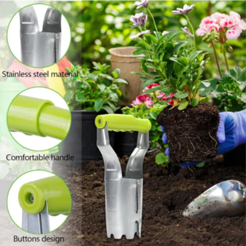 1Pc Seedling Transplanter Vegetable Flower Planter Transplanters Household Multifunctional Agricultural Tools Gardening Plant