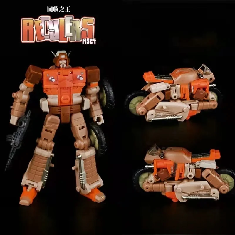 

New Transformation Toy Mini Robot MechFans MS24 MFT MS-24 Mechanic Recylers Action Figure Model Collection Gift