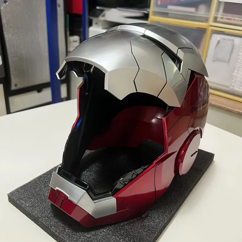 cosplay iron man wearable helmet Iron-Man MK50 Electronic Helmet, VoiceTouch Control with LED Eyes The chin is made by exclusive mold and double Marvel Iron Man 2 Mark