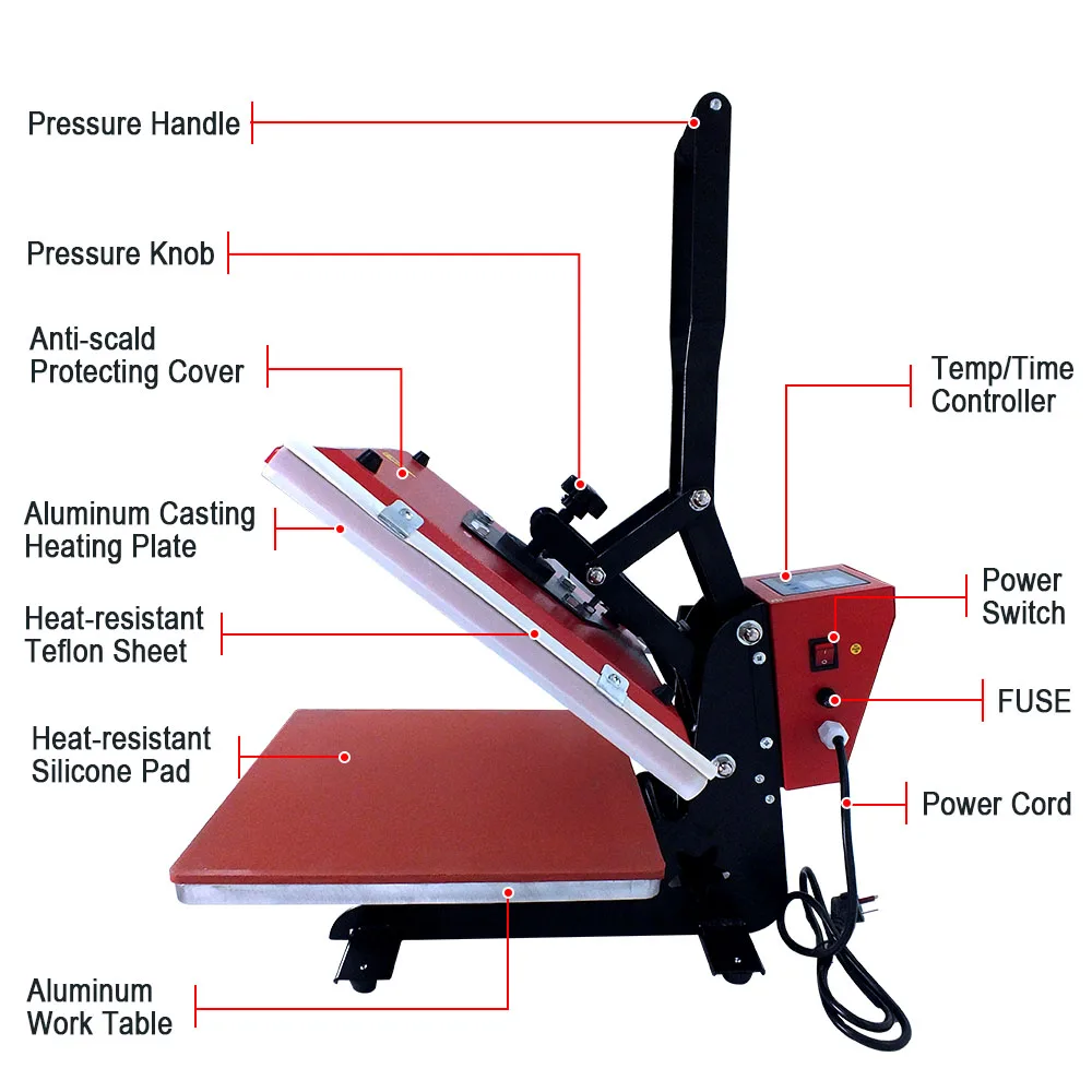 For Small Workshop  Home Use Compact Desktop Hot Press - Lightweight Design
