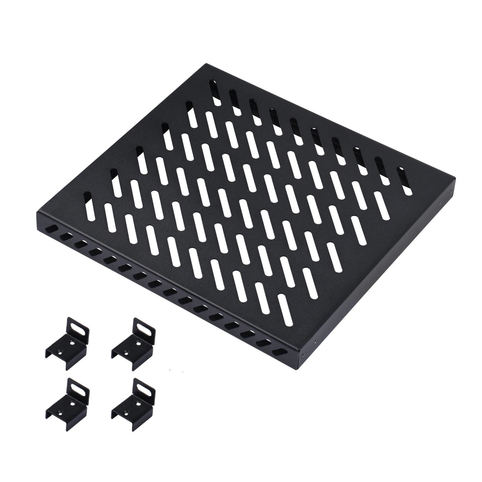 DeskPi RackMate 10-inch 0.5U Heavy Duty Rack Shelf for T0/T1 Server Cabinet