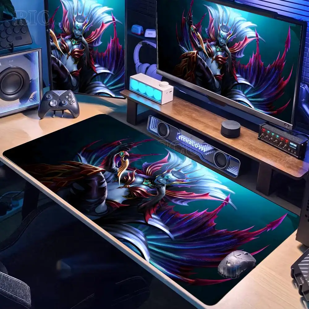 Queen Of Pain Dota 2 Mouse Pad Mousepad Large Gaming Mouse Pad LockEdge Thickened Computer Keyboard Table Desk Mat