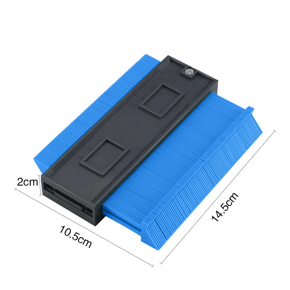 5 pollici Contour Gauge profilo Copy Gauge Contour Gauge duplicatore strumenti di marcatura del legno Standard piastrellatura piastrelle Laminate