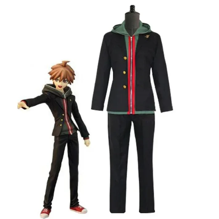 

New Anime Danganronpa Makoto Naegi Cosplay Costume Full Set Halloween Carnival Costume For Adult Men Women