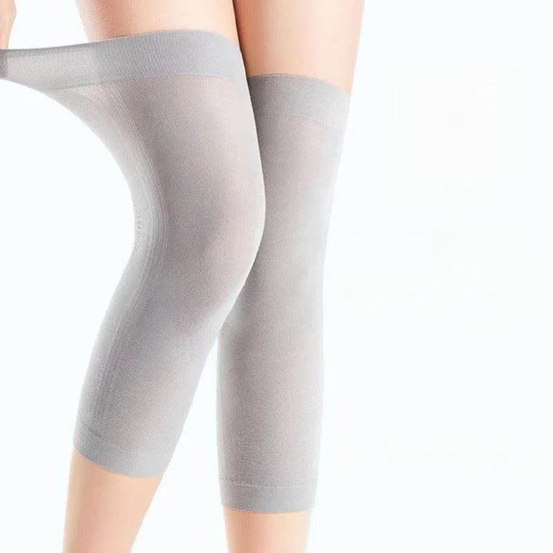 超薄型夏用ニーハイソックスストレートカット女性用エアコン付きルーム暖かい膝保護レッグカバー目に見えない屋外日焼け止めソックス